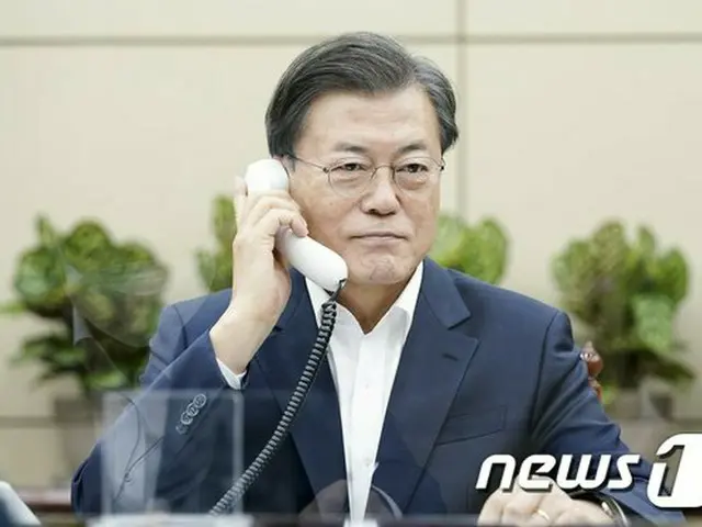 文在寅 韓国大統領は、ジョンソン英国首相と電話会談をした（画像提供:wowkorea）