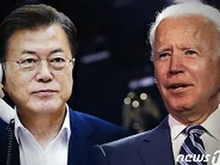 文大統領「“同盟発展・非核化”、緊密に疎通」…バイデン「防衛公約を維持」