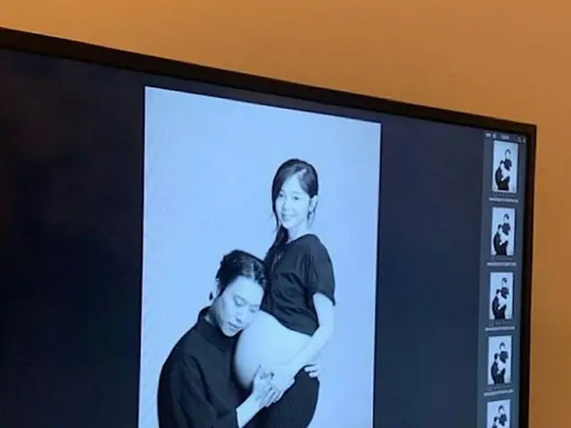 「出産D-14」女優キム・ボミ、夫ユ・ジョンイルとの臨月写真をサプライズ公開（画像提供:wowkorea）