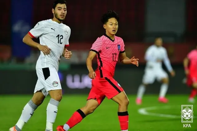 “シュート3本”実験に乗り出した韓国五輪代表、エジプトと苦戦の末引き分け＝エジプト3か国親善大会（画像提供:wowkorea）