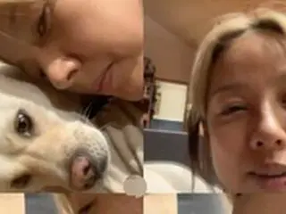 歌手イ・サンスン、妻イ・ヒョリ「めんどくさがる」愛犬にキス…済州島の自宅での日常