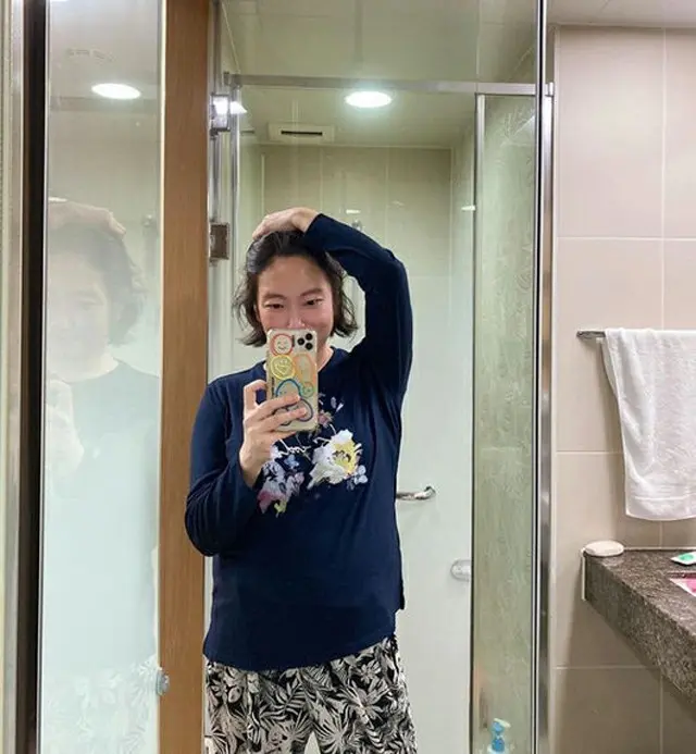 お笑い芸人チョン・ギョンミ、第2子妊娠中も美貌キープ…「実家スタイル」を披露（画像提供:wowkorea）