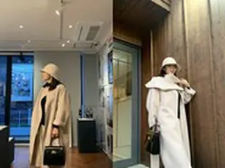 俳優イ・ボムスの妻イ・ユンジン　女優級のビジュアル…近所の散策でもブランド物のバッグと服で