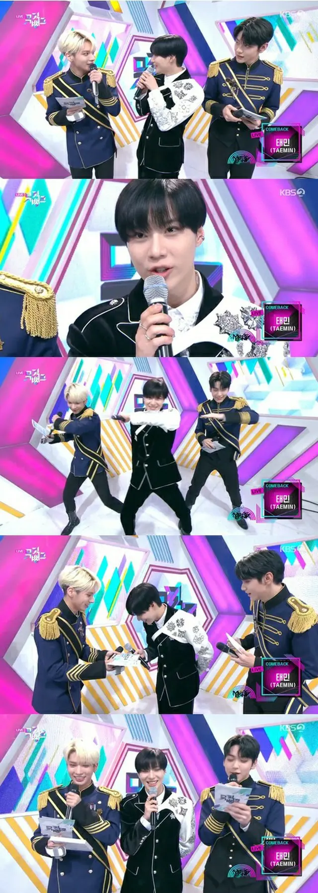 【トピック】テヒョン（TXT）、音楽番組で“神のような存在”テミン（SHINee）への思いが爆発（画像提供:wowkorea）