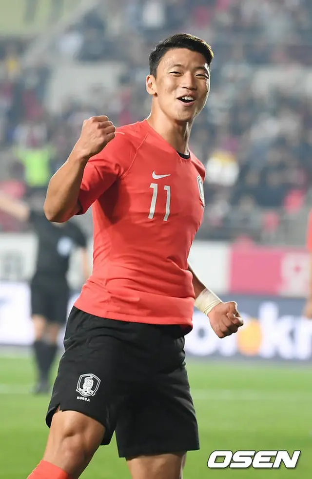 韓国代表ファン・ヒチャン、”Aマッチ最速”試合開始16秒で得点（画像提供:wowkorea）