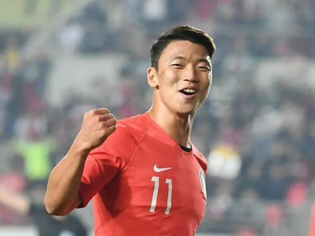 韓国代表ファン・ヒチャン、”Aマッチ最速”試合開始16秒で得点（画像提供:wowkorea）