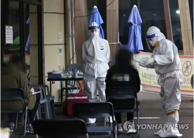 新型コロナウイルスの検査を行う専用診療所（資料写真）＝（聯合ニュース）