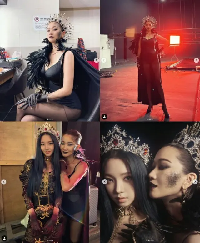 チャン・ユンジュ、「aespa」メンバーKARINAとの「Black Mamba」ミュージックビデオ撮影ビハインドを公開（画像提供:wowkorea）