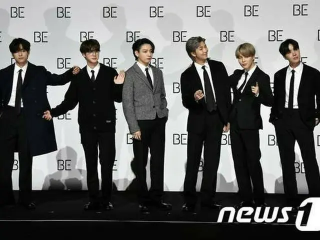 「BTS（防弾少年団）」、「BE」の発表から3時間でYouTubeの再生回数2千万回を突破（画像提供:wowkorea）
