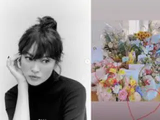 女優ソン・ヘギョ「初めて会った時も次に会った時も綺麗でびっくり…」知人からの誕生日お祝いメッセージ