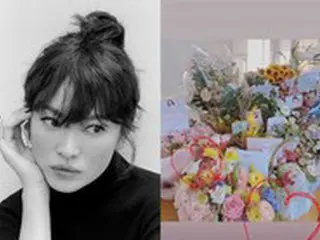 女優ソン・ヘギョ、バースデーソング映像を公開｢この世で一番キレイな“おばさん”｣