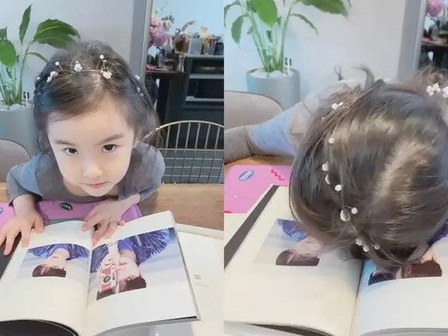 女優キム・ジウの娘、SUGA（BTS）ファンを証明！「パパ泣いちゃう」（画像提供:wowkorea）