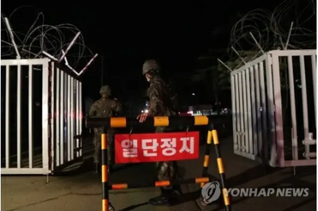 クラスターが発生した漣川にある陸軍の新兵教育隊＝（聯合ニュース）