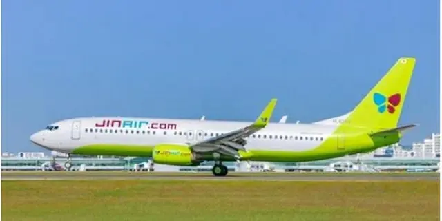 ジンエアーの航空機（同社提供）＝（聯合ニュース）≪転載・転用禁止≫
