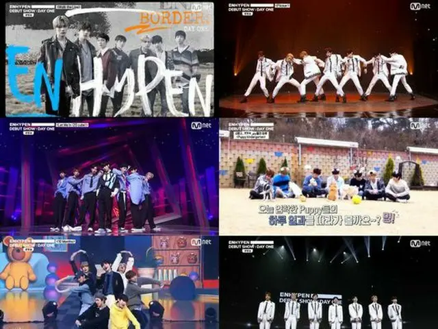 「ENHYPEN」がデビューショー「DAY ONE」を通じてタイトル曲「Given-Taken」のパワフルなパフォーマンスを初公開した。（画像提供:OSEN）