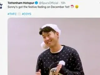 “サンタに変身”ソン・フンミン、ファンのためにキュートなダンス披露