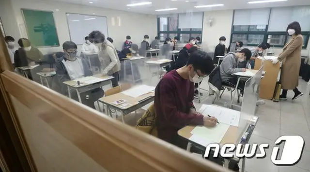韓国版センター試験、マスクにアクリル板など「コロナスヌン」（画像提供:wowkorea）
