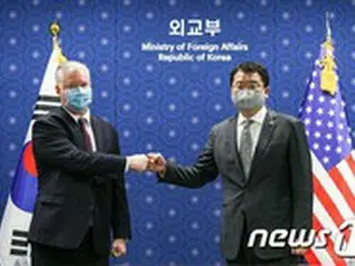 韓国外務次官、現職最後の訪韓ビーガン氏へメッセージ「次期政権、懸け橋に」
