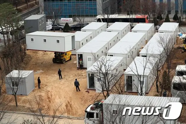 ソウル医療院コンテナ病棟の設置完了…運営時期を議論中＝韓国（画像提供:wowkorea）