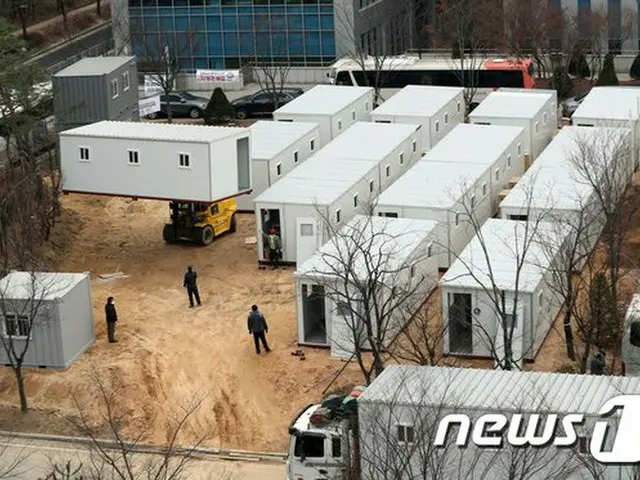 ソウル医療院コンテナ病棟の設置完了…運営時期を議論中＝韓国（画像提供:wowkorea）