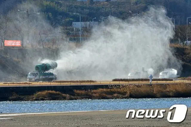 潭陽湿地の野生鳥類から高病原性AIが追加感染＝韓国全羅南道潭陽郡（画像提供:wowkorea）