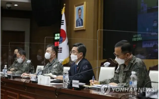 全軍主要指揮官会議の様子（国防日報提供）＝（聯合ニュース）≪転載・転用禁止≫