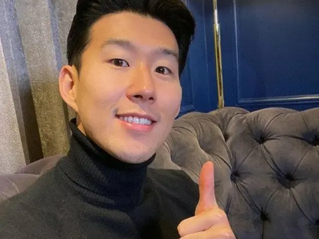 “韓国人初のプスカシュ賞受賞”ソン・フンミン、「とても特別な夜、決して忘れない」（画像提供:wowkorea）
