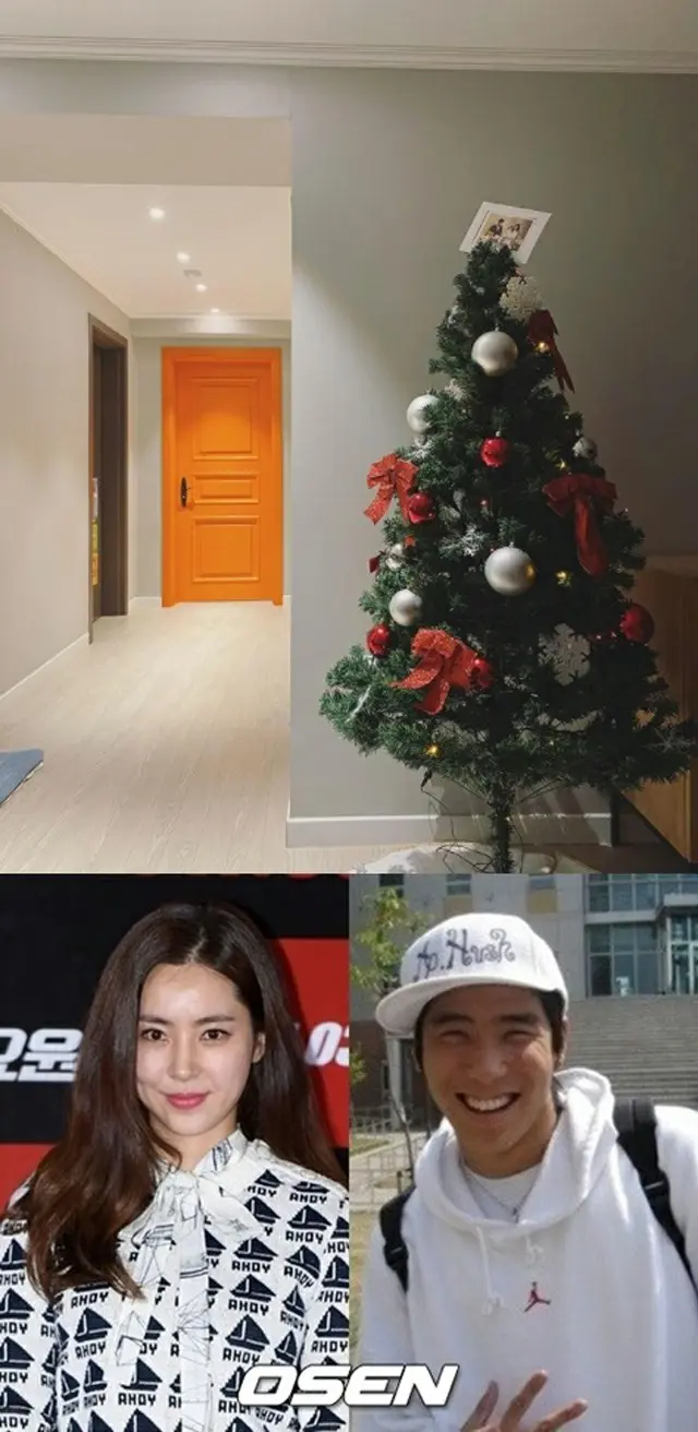 女優ハン・チェア、大型のクリスマスツリーを公開…“一番上には家族写真”（画像提供:wowkorea）