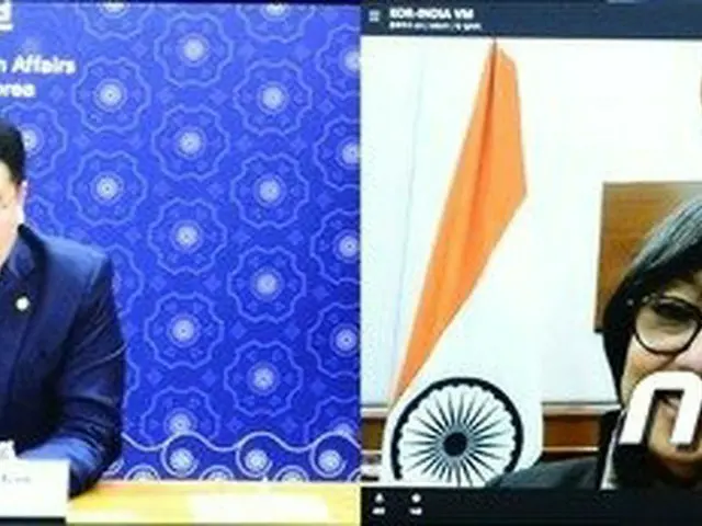 23日、韓・インド外務次官TV会議が開かれた（画像提供:wowkorea）