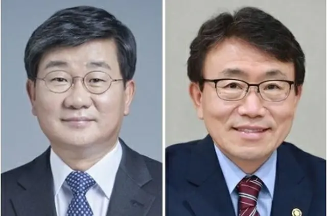 行政安全部長官に任命された全氏（左）と保健福祉部長官に任命された権氏（資料写真）＝（聯合ニュース）