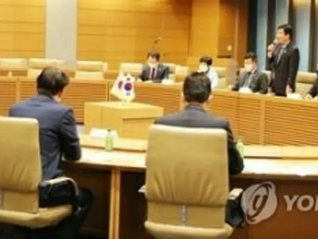 １１月１２日、衆院議員会館で開かれた韓日・日韓議連の合同幹事会＝（聯合ニュース）