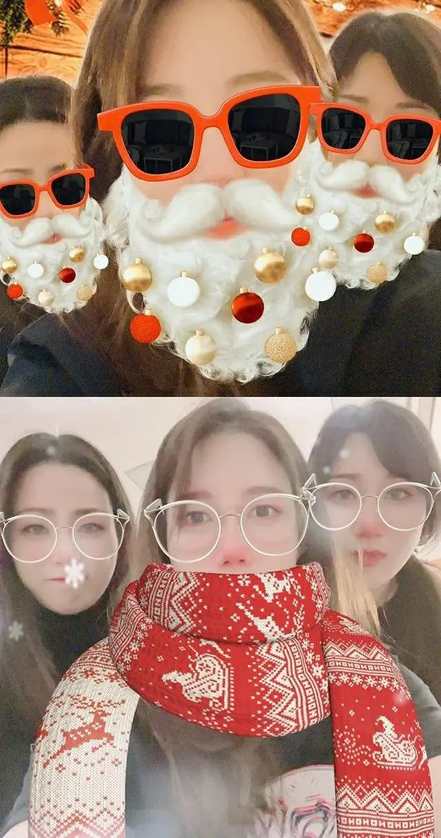 女優イ・ジア、ドラマ「ペントハウス」の役柄とは180度異なるコミカルな自撮りで“メリークリスマス！”（画像提供:wowkorea）