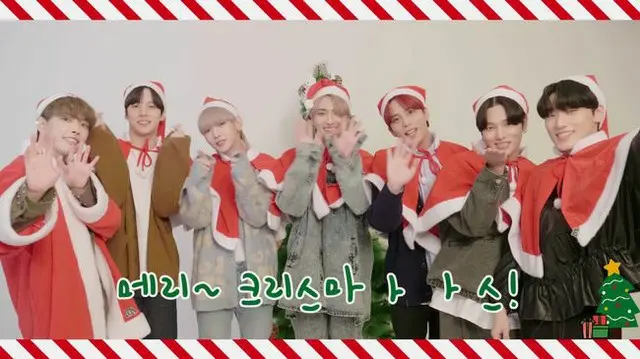 「ATEEZ」、サンタクロースになって伝えるクリスマスメッセージ…“家で温かく過ごせますように”（画像提供:wowkorea）