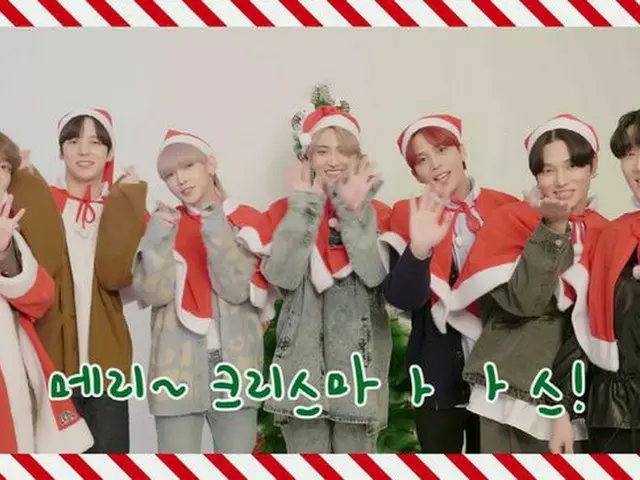 「ATEEZ」、サンタクロースになって伝えるクリスマスメッセージ…“家で温かく過ごせますように”（画像提供:wowkorea）