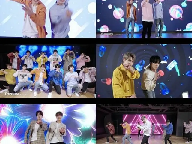 YG大型新人「TREASURE」の「2020ダンスチャレンジヒッツコンピレーション」映像が26日公開された。（画像提供:OSEN）
