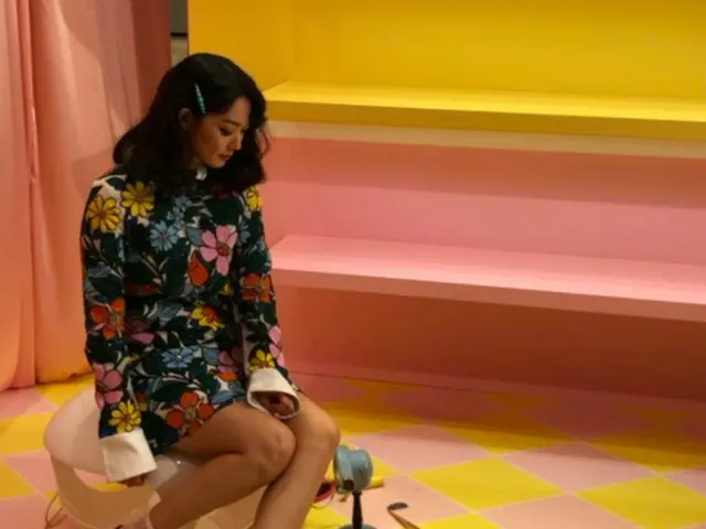 女優シン・ミナが人形のような姿を誇った。（画像提供:OSEN）