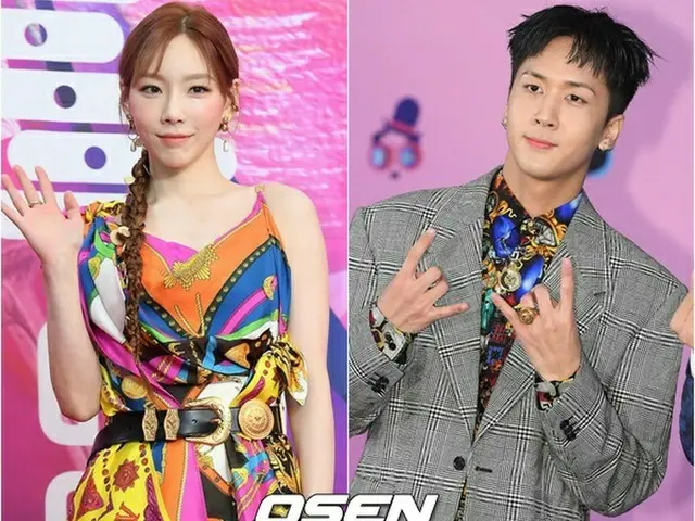 熱愛説が浮上したテヨン（少女時代）とRAVI（VIXX）。（画像提供:wowkorea）