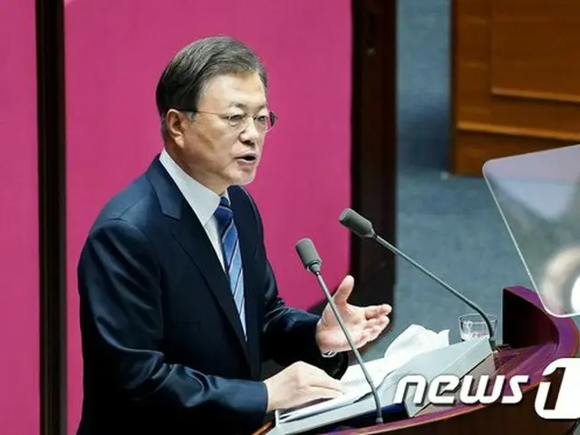 文在寅 韓国大統領の支持率が急落している(画像提供:wowkorea)