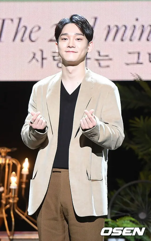 1月に結婚を発表したCHEN（EXO）。（画像提供:wowkorea）