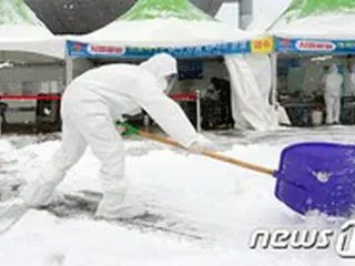 韓国でも「大雪特報」、南部地方で“大雪”…鬱陵島32.6・光州15.8センチの「積雪」