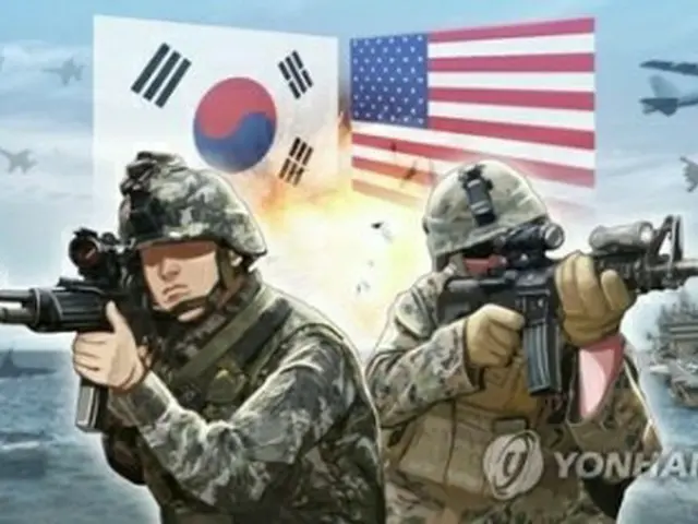 韓米は来年初めの合同軍事演習を巡り協議している（イラスト）＝（聯合ニュース）