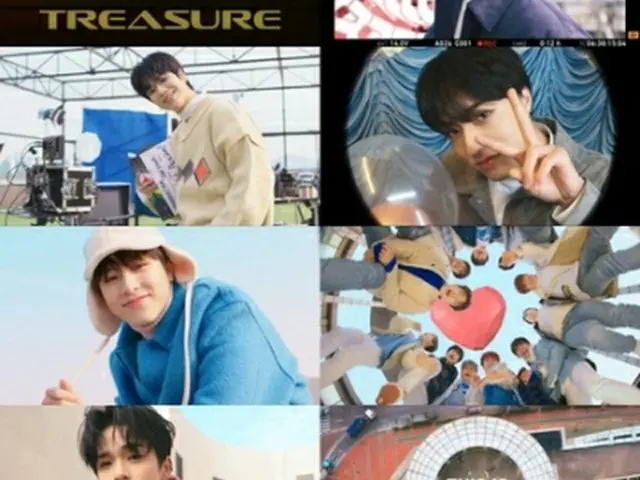 TREASUREは今月、ファーストフルアルバム「THE　FIRST　STEP:TREASURE　EFFECT」をリリースする（YGエンターテインメント提供）＝（聯合ニュース）≪転載・転用禁止≫