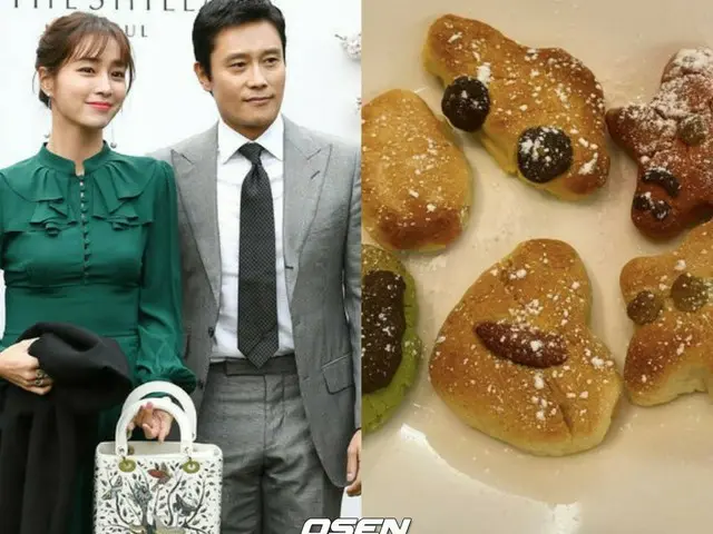 “ビョン様の妻”女優イ・ミンジョン、7歳息子の手作りクッキーを誇る（画像提供:wowkorea）