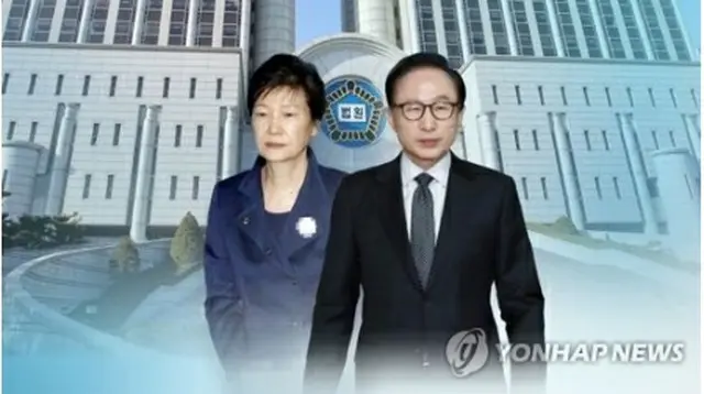 朴槿恵氏（左）と李明博氏（コラージュ）＝（聯合ニュース）