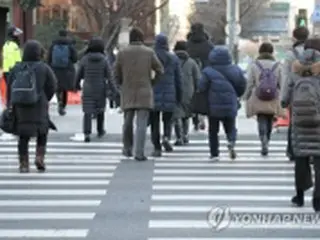 全国で厳しい冷え込み　ソウルは夕方から雪に＝韓国