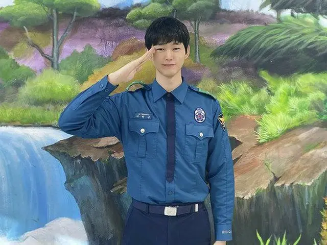 俳優イ・ウォングン、義務警察としての服務終えてきょう（7日）除隊（画像提供:wowkorea）
