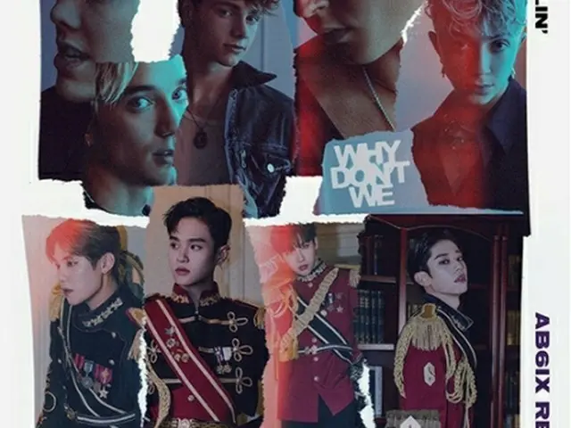 Why　Don’t　We（上段）とAB6IX（所属事務所提供）＝（聯合ニュース）≪転載・転用禁止≫