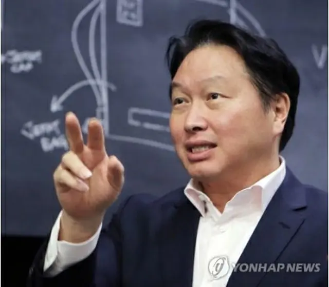 崔泰源会長（ＳＫグループ提供）＝（聯合ニュース）≪転載・転用禁止≫