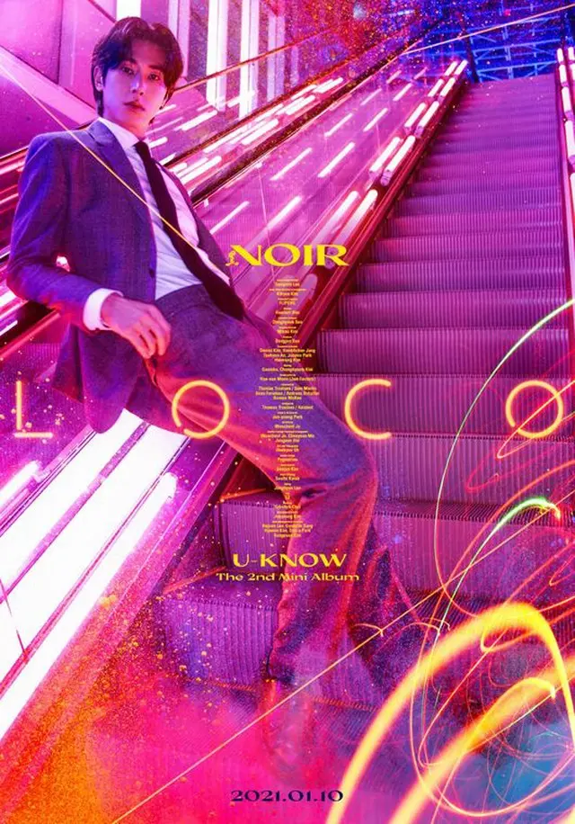 新しいミニアルバム「NOIR」でカムバックする「東方神起」ユンホが収録曲「Loco（House Party）」で愉快なエネルギーを伝える。（画像提供:OSEN）