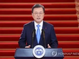 新年の辞で「経済」に２９回言及　コロナ克服・景気回復強調＝文大統領